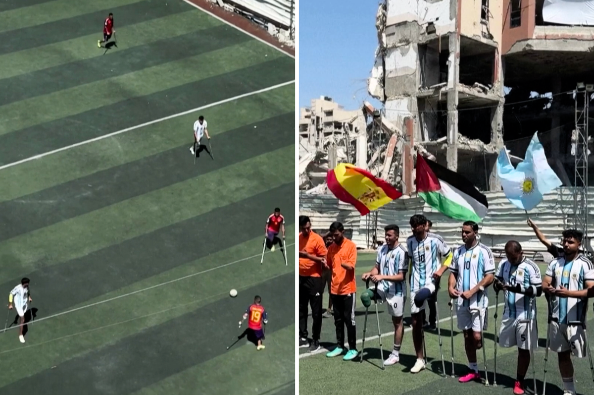 gaza Palestinian amputee football own world cup