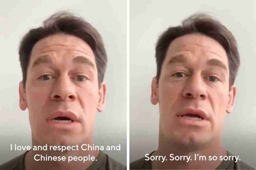 john cena taiwan china apology thumbnail
