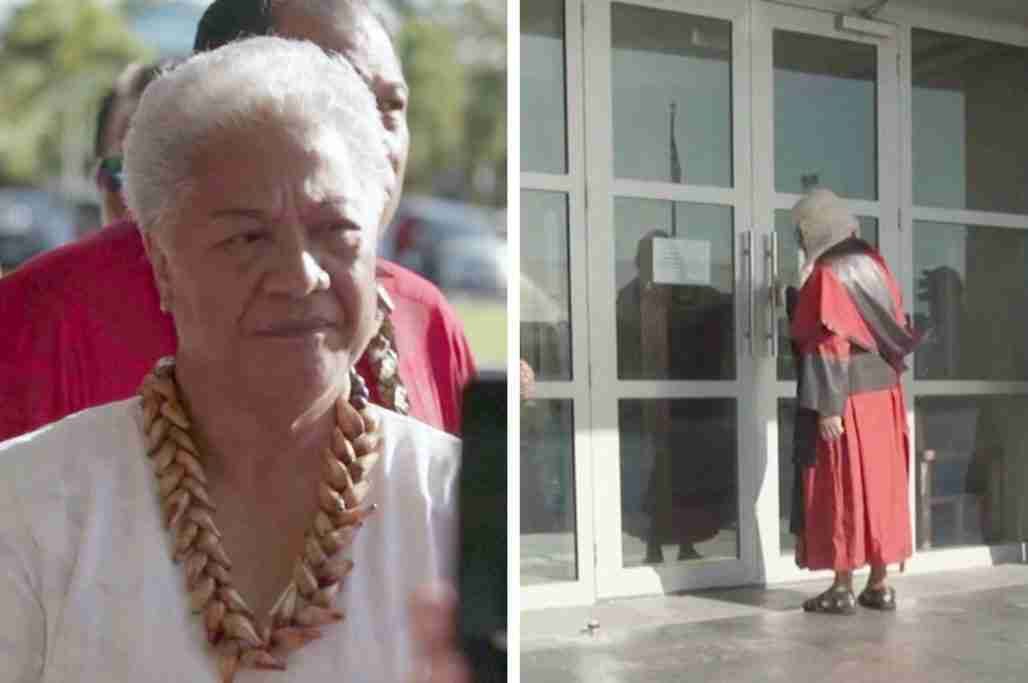 samoa first woman prime minister locked out fiame naomi mataafa thumbnail
