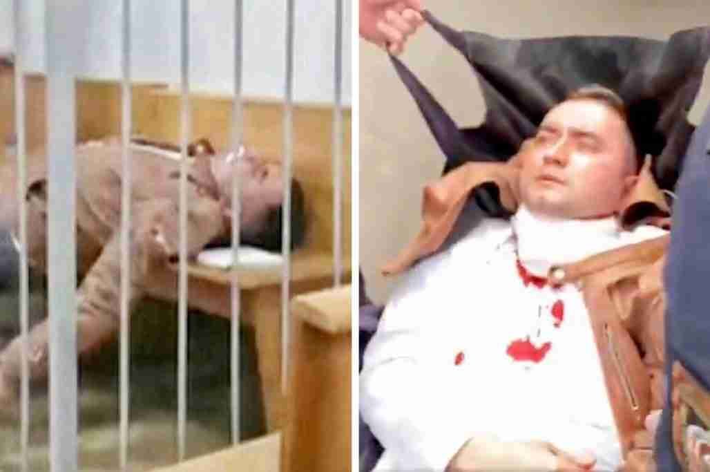belarus activist stabs self court thumbnail