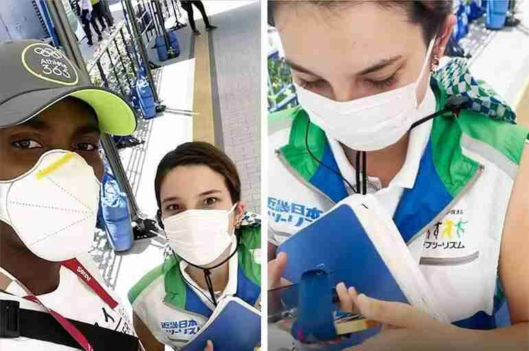 hansle parchment olympics volunteer taxi money