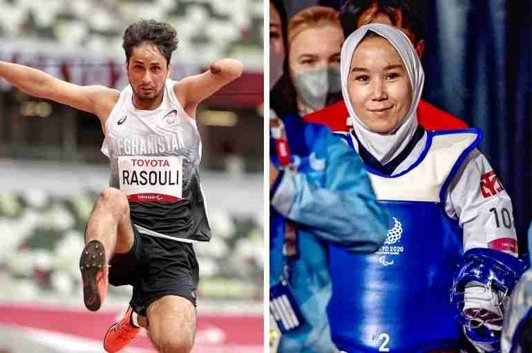 afghan-paralympians-tokyo-2020-zakia-khudadadi-hossain-rasouli