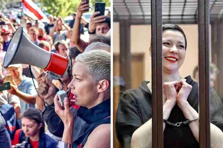 maria kolesnikova belarus sentenced 11 years