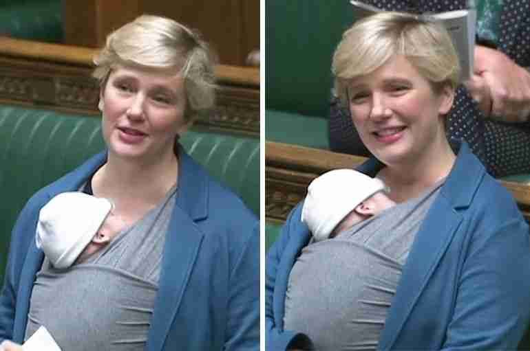 uk mp baby parliament stella creasy