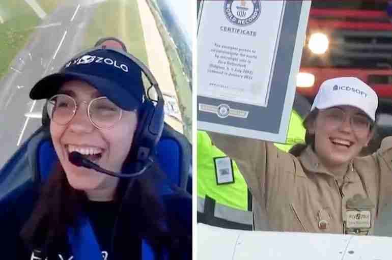 zara rutherford youngest woman pilot around the world