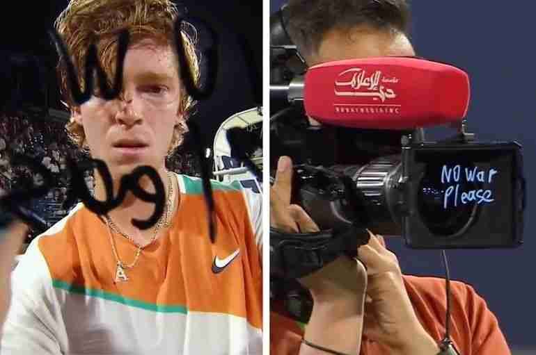 andrey rublev no war ukraine russia camera