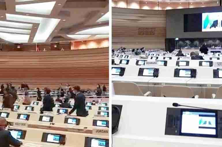 UN diplomat walkout russia sergei lavrov