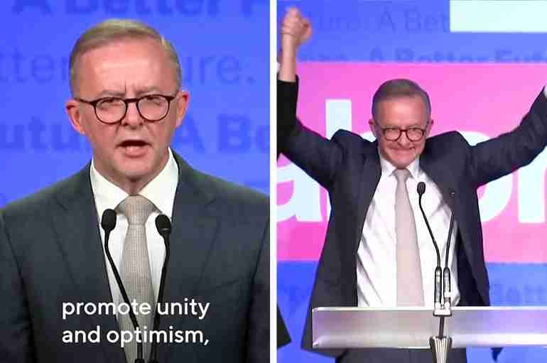 anthony albanese australian election prime minister