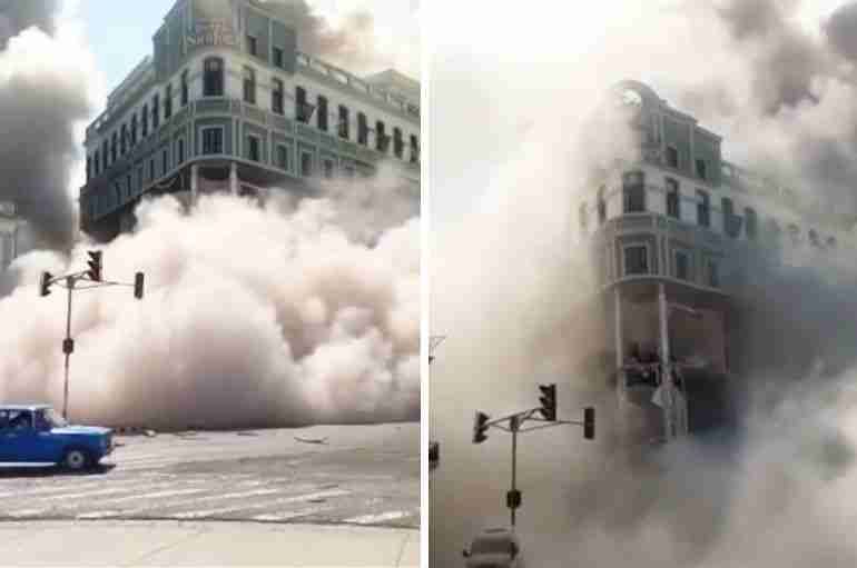 cuba hotel saratoga explosion havana