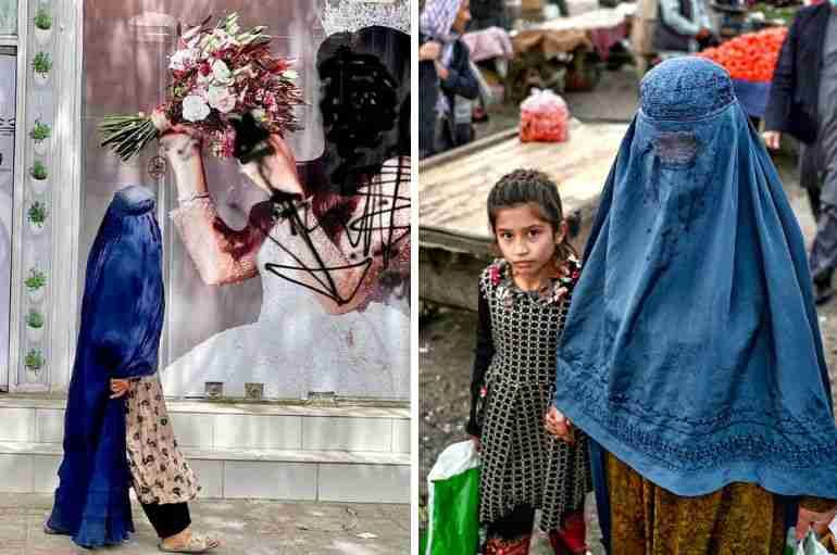 taliban afghanistan women burqas