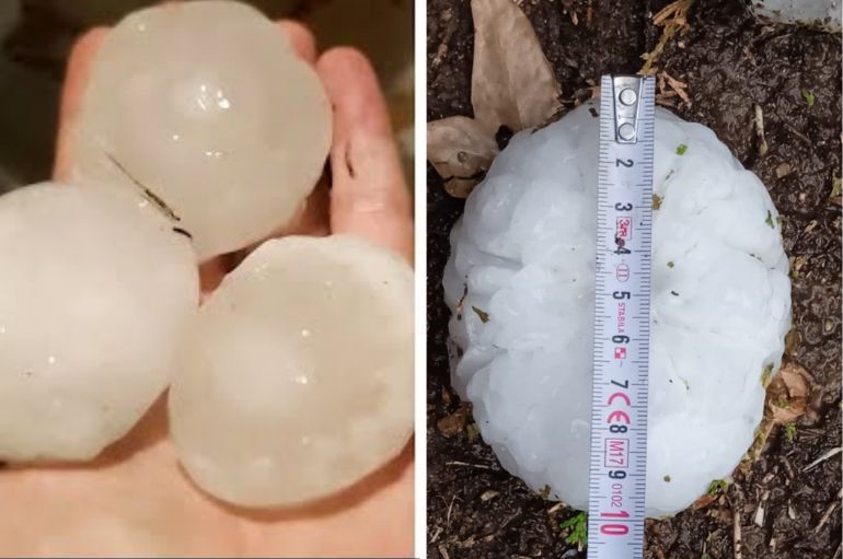 spain giant hail catalonia climate change