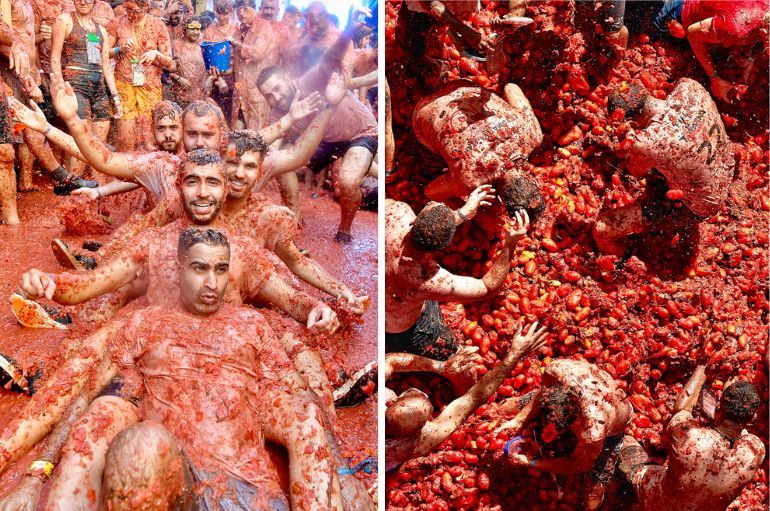 spain la tomatina buñol 2022