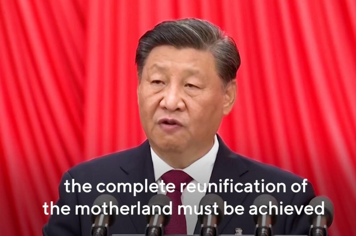xi jinping taiwan speech china party congress