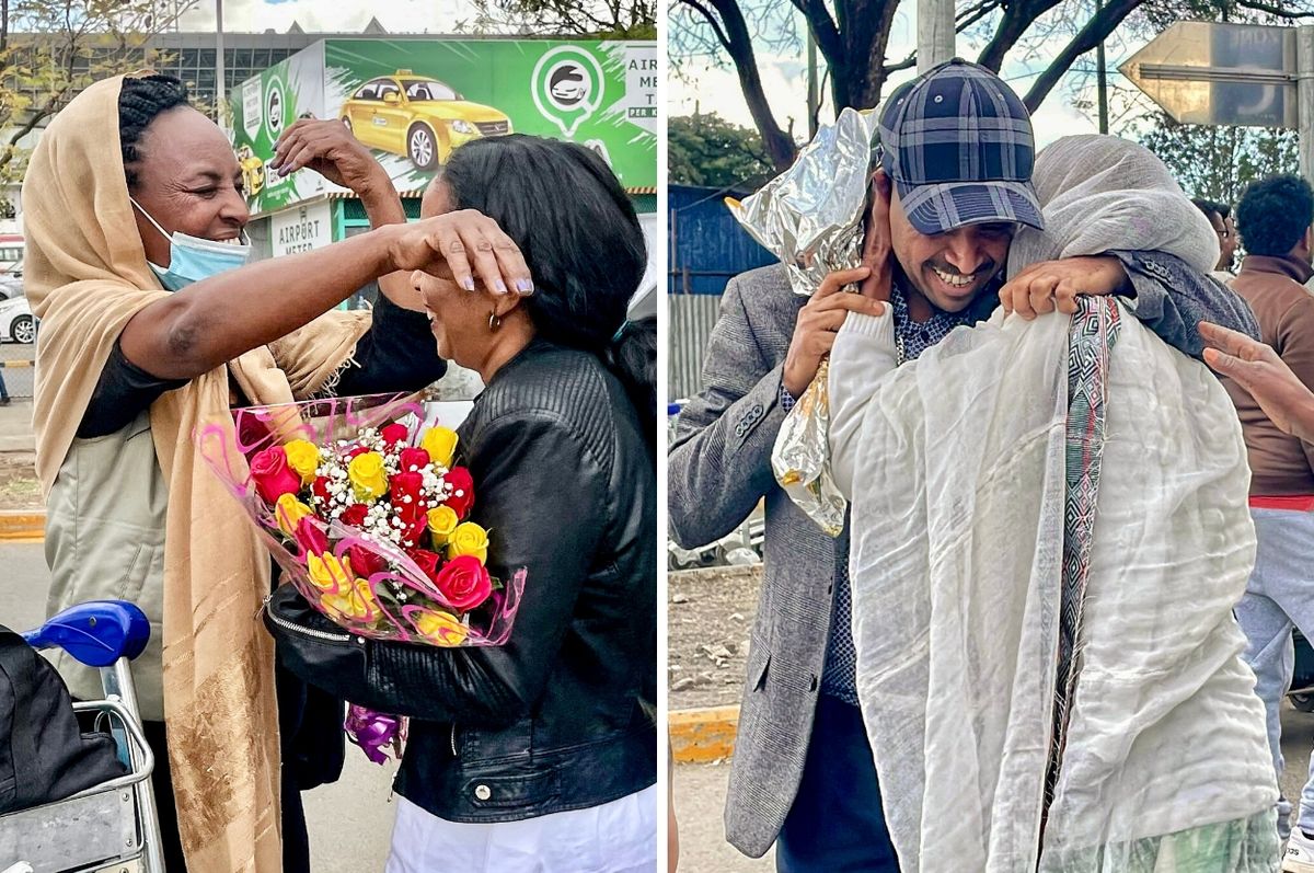 ethiopia reunions airport tigray war ceasefire