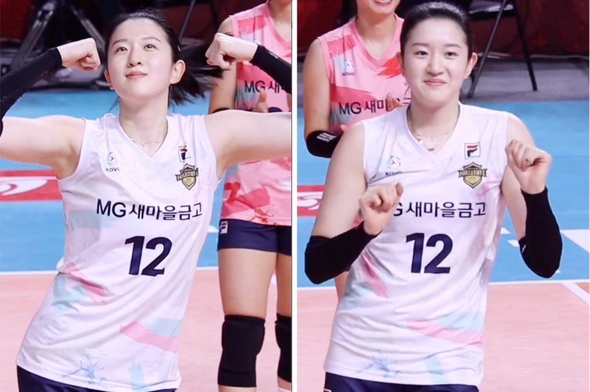 korea volleyball player dance lee da hyun tiktok