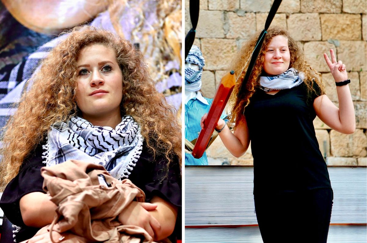 palestine activist ahed tamimi arrested gaza slap israeli soldier