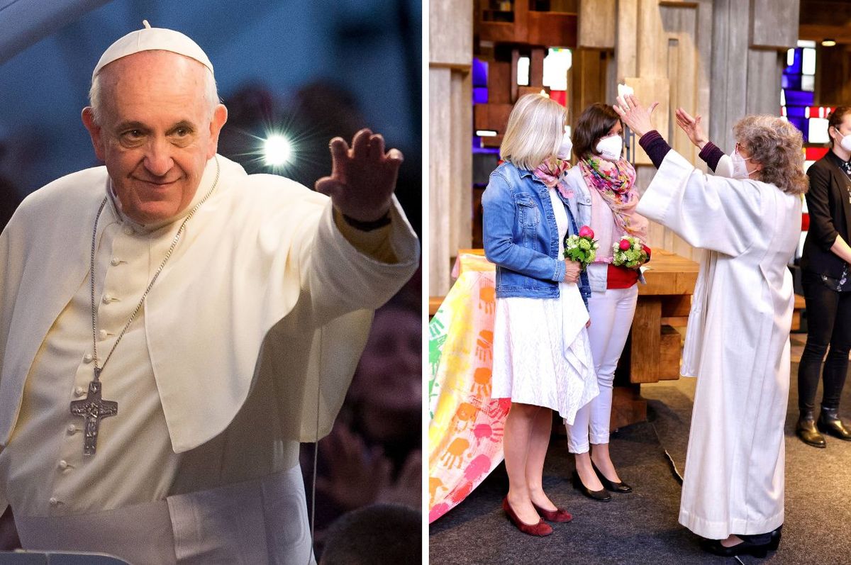 pope francis same sex blessings priests catholic