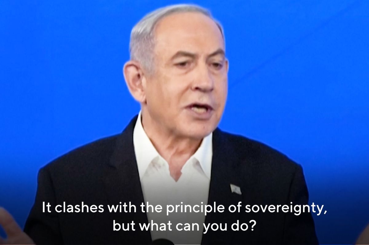 netanyahu rejects palestine state gaza security