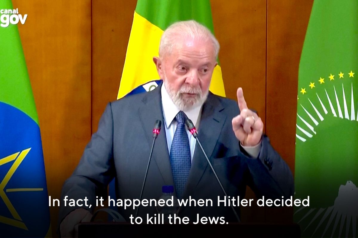 brazil lula gaza holocaust israel hitler