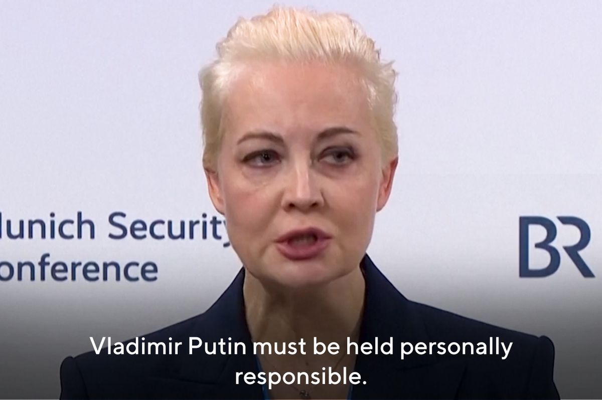 yulia navalnaya speech navalny dead putin