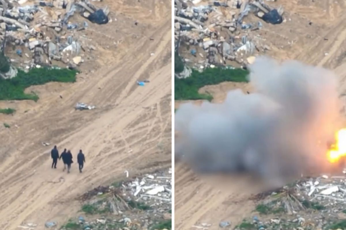 israel drone killed civilians gaza leaked