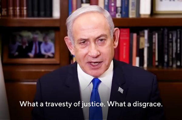 netanyahu icc arrest warrant gaza farce anti semitic