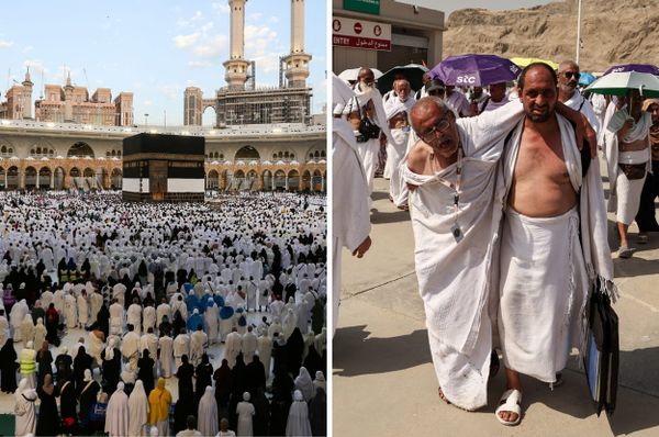 hajj 1300 dead illegal permits heat saudi arabia