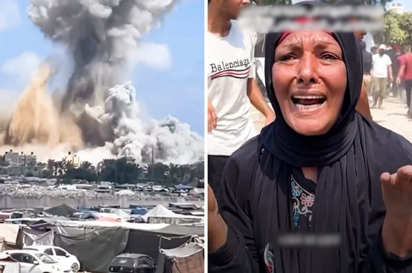 israel bomb al mawasi camp hamas leaders mohammad deif