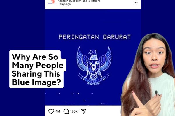 indonesia blue image instagram jokowi nepotism democracy protest