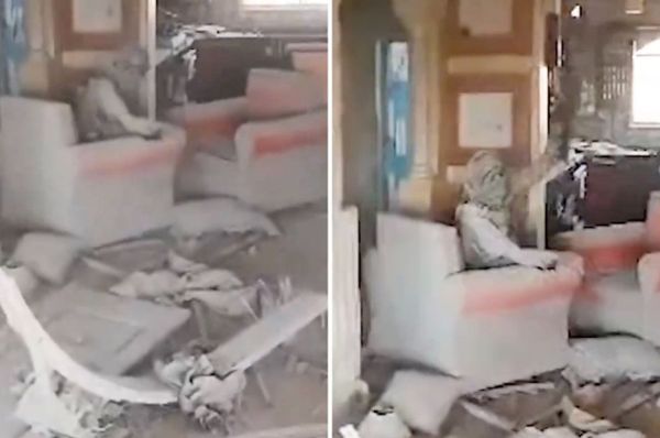 israel yahya sinwar drone footage last moments gaza