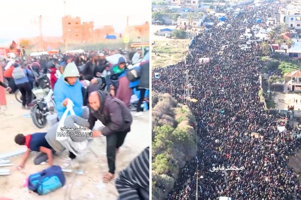 Israel block Palestinians return north gaza ceasefire