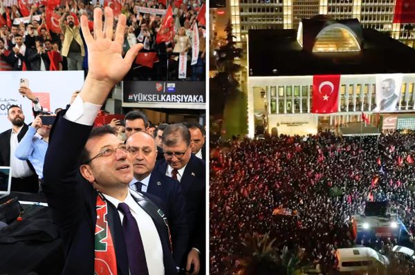turkey protest istanbul mayor arrest ekrem imamoglu