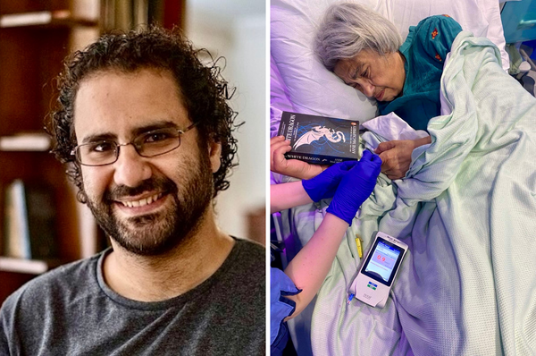 Alaa Abd el-Fattah mother hungry strike egypt activist