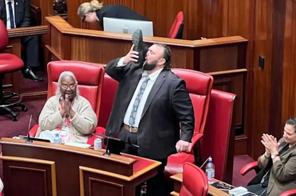 australian politician shoey speech kyle mcginn