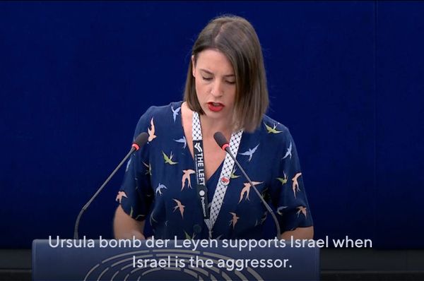 irene montero ursula bomb der leyen israel gaza eu spain