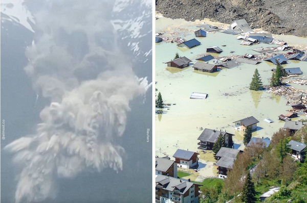 switzerland blatten glacier collapse
