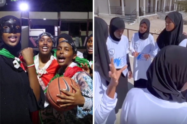 somaliland first all girls basketball team hargeisa