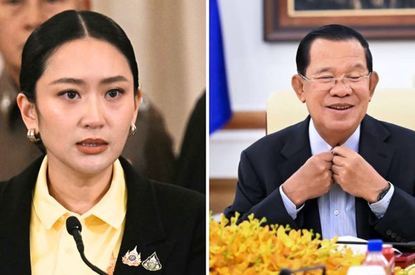thailand paetongtarn shinawatra suspended leaked call cambodia hun sen
