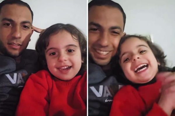 anas al sharif daughter leave gaza video