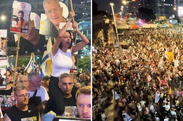 israel protest netanyahu take over gaza hostages