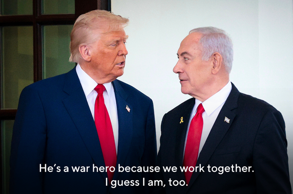 trump callnetanyahu war hero bomb iran nuclear