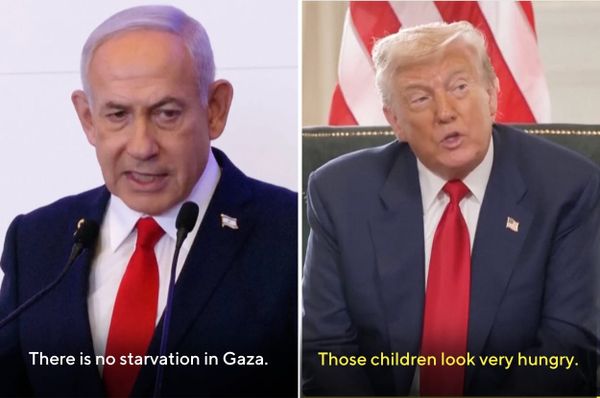 trump-real-starvation-gaza-netanyahu-debunked