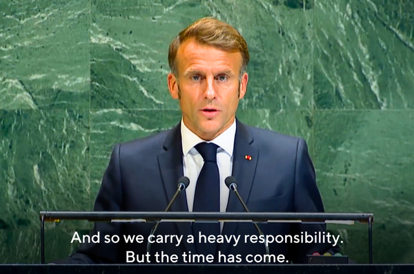 france macron recognize palestine un