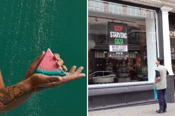 lush close stores uk ireland israel gaza genocide protest