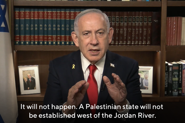 netanyahu threaten palestine state terrorism