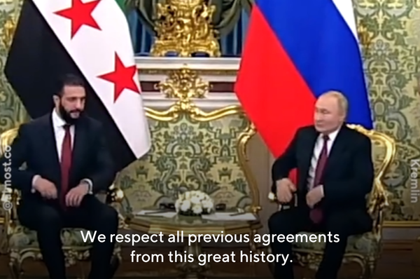 ahmed al-sharaa putin meeting assad toppling