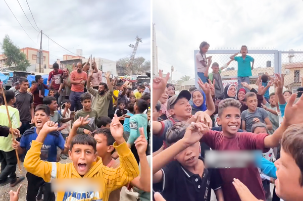 gaza ceasefire celebrations october 2025