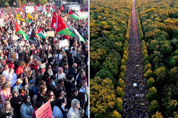 germany huge gaza protest israel genocide berlin