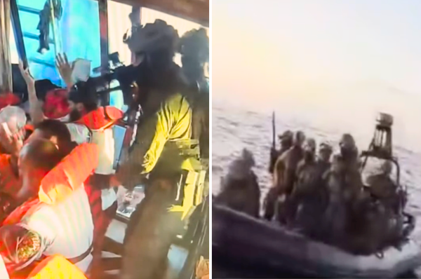 global sumud flotilla intercepted israel activists abducted