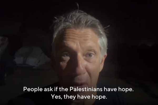 james elder gaza ceasefire video